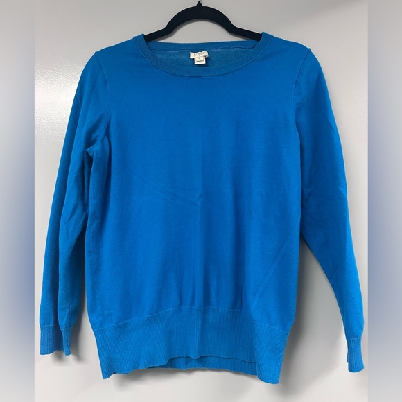 J. Crew Sweaters - J. Crew Vibrant Blue Crew Neck Light-Weight Sweater Size Large